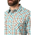thumbnail image 3 of Wrangler® Men's Long Sleeve Western Plaid Shirt, 3 of 3