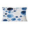 thumbnail image 3 of Designart "Minimalist Geometry With Cobalt Blue Circles II" Geometric Throw Pillow - Modern Pillow For Couch - Insert And Pillows Covers For Bedroom Decor, 3 of 5