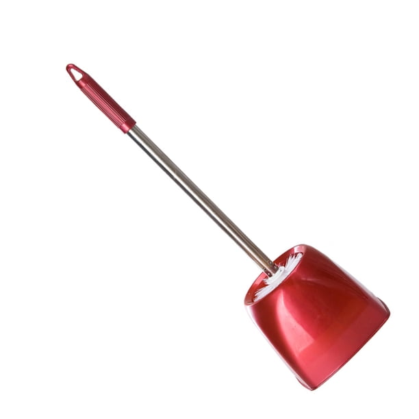 Toystoory Soporte creativo para escobilla de baño, soporte para herramientas de limpieza de baño con Base de soporte, escobilla de baño, accesorios de Juegos de accesorios de baño vino rojo 2 # Toystoory HA000367-05B