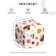 thumbnail image 4 of Fotbe Autumn Maple Leaf with Hedgehog Porta Pañuelos Decorativo de Cuero, Caja Cuadrada Moderna para Pañuelos Faciales, Organizador y Dispensador 5x5x5'', 4 of 7