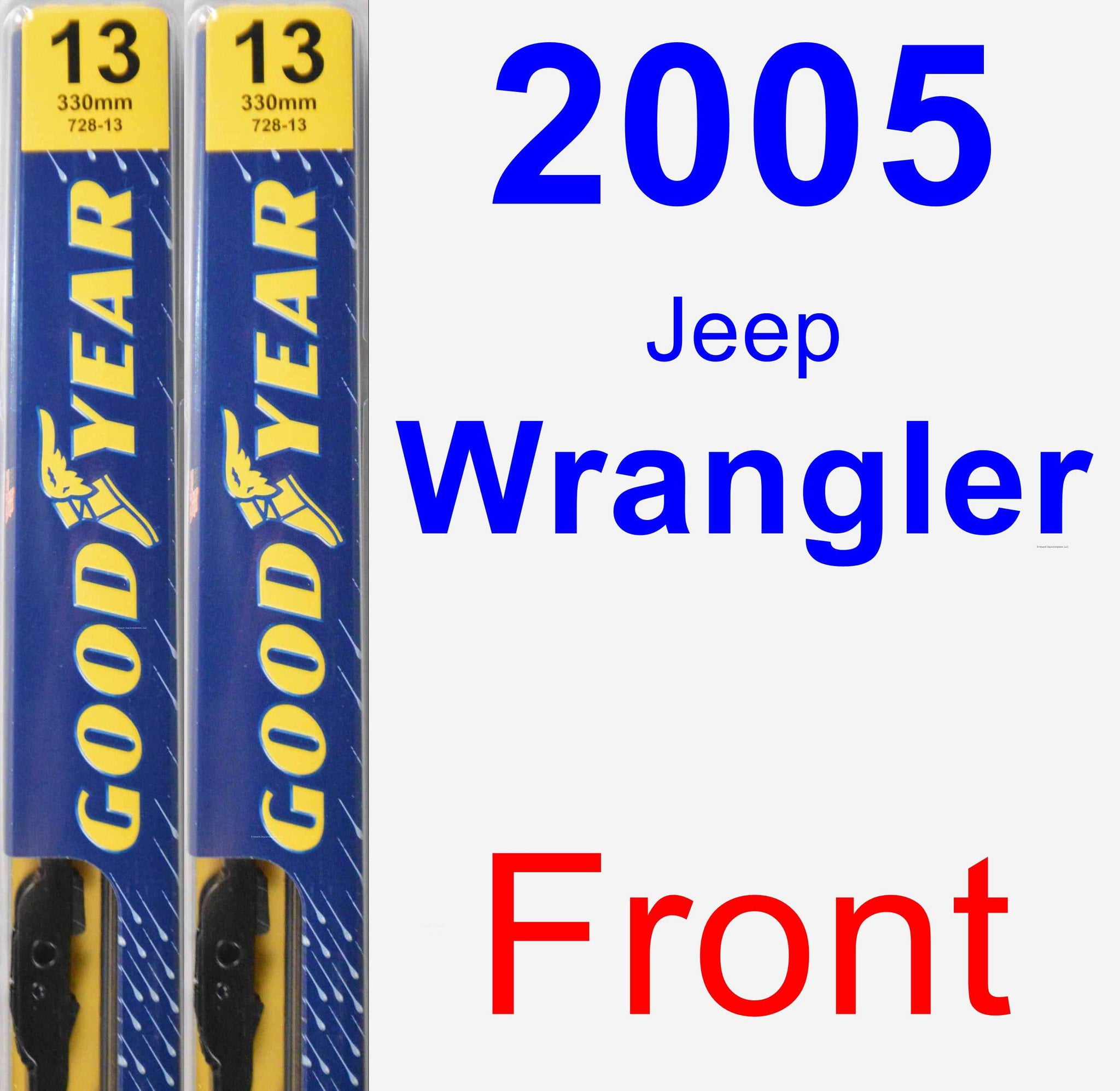 Actualizar 32+ imagen 2005 jeep wrangler windshield wiper size