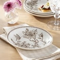 thumbnail image 2 of The Pioneer Woman Agatha Stoneware Appetizer Plate, Brown, Set of 6, 2 of 6