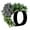 O, variant on pdqouc Clearance 26 Letter Farmhouse Wreath Unique Last Name Year Round Front Door Wreath with Bow Creative Welcome Sign Garland for Front Door Spring All Seasons Outside Hanger Decor Gifts