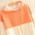 thumbnail image 3 of Vedolay Plus Size Sweatshirts for Women Fashion 2023 Oversized Sweatshirts Hoodies Pullover Sweaters Zip up Jacket Pink,S, 3 of 5