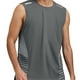 thumbnail image 1 of Camiseta deportiva sin mangas de seda helada para hombre - Camiseta holgada para correr y hacer gimnasia, 1 of 4