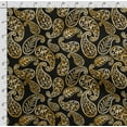 thumbnail image 4 of Soimoi Asian Paisley Print, Velvet Fabric, Decor Sewing Fabric by The Yard 54 Inch Wide,Decorative Fabric for Upholstery and Home Accents, Black, 4 of 5