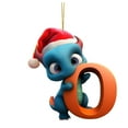 thumbnail image 2 of SDJMa Dragon Christmas Ornament, 26 Letters Cute Cartoon Christmas Dragon Decoration for Christmas Tree Hanging Ornament, Xmas Gift for Dragon Lover, Home Holiday Party Decor, 2 of 8