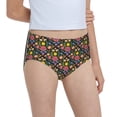 thumbnail image 6 of Pofeuu Mexican Folk Art Floral Print Soft Cotton Underwear Girls'Briefs Soft Undies, 6 of 7