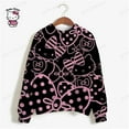 thumbnail image 3 of Mode Urbaine Chandails à Capuchon Hello Kitty Imprimé Chandail en Molleton pour Femmes Automne Hiver Manches Longues Harajuku Pullovers Chandail à Capuche Sudadera HOEMLIN, 3 of 6