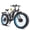 Blue, variant on KAIJIELAISI Electric Bike for Adults,AWD Ebikes Dual Motor Peak 6000W, 26'' Fat Tire bikes with 52V 26AH Battery Hydraulic Brake ​​Electric Bicycle, 7 Speed Mountain EBike UL 2849.