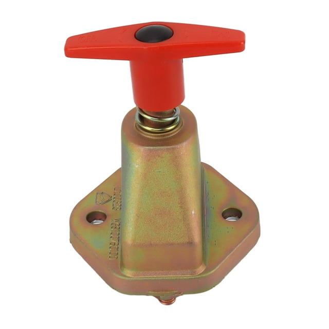 Isolator Cut Off Master Battery Switch, Battery Disconnect Switch Easily Control 100A Rated Current Copper for Car Truck
