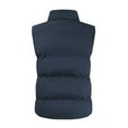 thumbnail image 3 of Munlar Rain Jacket Boys- Fashion Casual Down Cotton Thickened Thermal Vest Cotton Solid Stand Collar Single Zipper Cotton Boys Coats Size 10-12 Christmas Winter Coat Clearance, 3 of 3