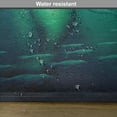 thumbnail image 6 of Ambesonne Mermaid Place Mats Set of 4, Underwater Life, Standard Size, Green Aqua Purple, 6 of 6