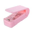 thumbnail image 2 of Mini Sellador Alimentos Con Batería Portátil Mano para Bocadillos Comida () Rojo Rosa, 2 of 2