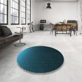 thumbnail image 4 of Ahgly Company Machine Washable Indoor Rectangle Transitional Night Black Area Rugs, 6' x 9', 4 of 7