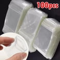 thumbnail image 2 of Transparent PVC Jewelry Organizer Package Bags Clear Anti-Oxidation Bag Earring Necklace Storage Holder Self Sealing Pouch 13X13cm 10pcs, 2 of 6
