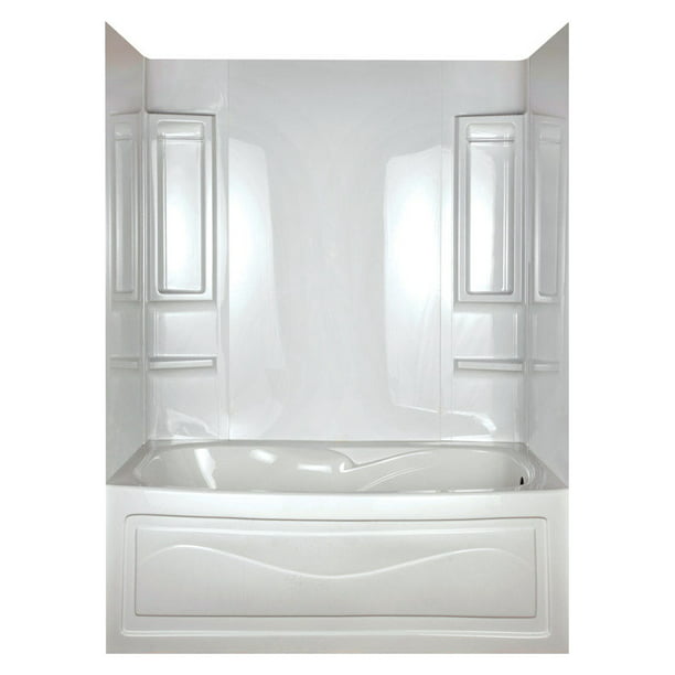 Rless Vantage 5 Piece Bathtub Wall, Best Bathtub Surround Material