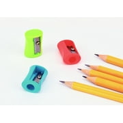 Maped Vivo Compact 1 Hole Graphite and Colored Pencil Sharpeners - 75 Pack