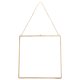 thumbnail image 1 of 1Pc Hanging Glass Photo Frame Transparent Specimen Clip Decorative Picture Frame, 1 of 6