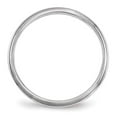 thumbnail image 2 of 10k White Gold 2.5mm Half Round with Edge Wedding Band Size 7.5 1WHRE025, 2 of 5