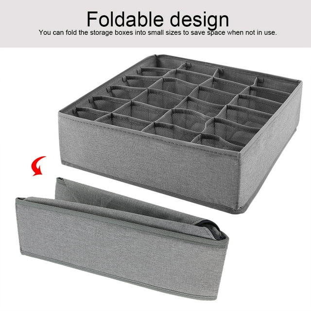 Organizador de ropa interior, divisor de ropa interior, organizador de armario, contenedor de sujetadores, cajas de almacenamiento de calcetines, diseñado meticulosamente
