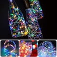 thumbnail image 4 of 1pc 1m LED Cadena de luz Botón de corcho Alambre de cobre Lámpara de hadas (multicolor), 4 of 9