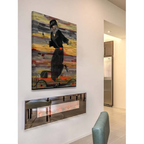 Parvez Michel Inc Parvez Taj - Broken Heel Painting Print on Canvas - Multi-color