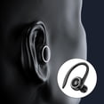 thumbnail image 3 of Crochet Bluetooth à une Oreille Résistant à l'Eau Résistant à la Sueur pour la Randonnée Noir, 3 of 7