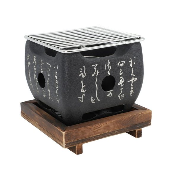 Japanese Barbecue Grill Portable Barbecue Stove, Japanese Cooking Tools, Multi Functional Fast Heating Mini Portable Barbecue Stove for Grilling Family