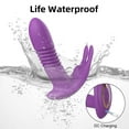 thumbnail image 5 of Wearable Dildo Panty Vibrator, XBONP App G-Spot Vibrator with 9 Vibration Modes, Adult Sex Toys for Women Couples, Purple, 5 of 7