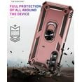 thumbnail image 4 of Cover for Galaxy A25 5G Phone Case A25 5G Case for Woman, Military Grade Protective with Kickstand Ring, Dual Layer Shockproof for Samsung A25 5G Case Rose Gold, 4 of 12