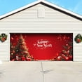 thumbnail image 3 of Festive Outdoor Garage Banner for Holidays - Large Christmas Decoration for Front Porch or Yard Welcome Sign, 3 of 5