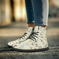 thumbnail image 2 of Wismoutput Lovely Cats Printed Shoes for Women Girls Light Skin-Friendly High-Top Sneakers for Daily Wear Size 6-13.5, 2 of 7