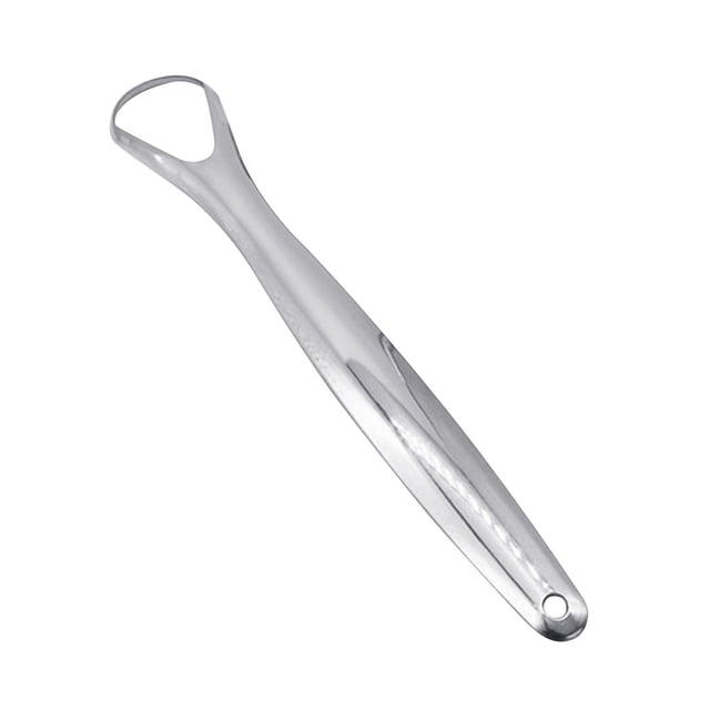 scraper de Langue en Acier Inoxydable scraper de Langue Démaquillant d'Odeur Désagréable scraper de Langue en Acier Inoxydable