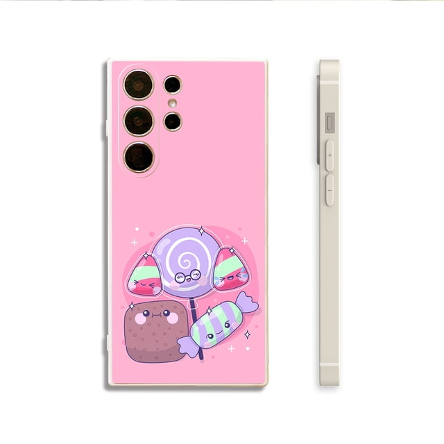 Añade un toque de creatividad a tu iPhone con esta funda flexible de goma TPU a prueba de golpes que presenta un diseño de dibujos animados único.