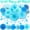Blue, variant on 35pcs Party Decorations Paper Fan Hanging Set - Birthday Wedding Shower Circus Festival Decor (red)