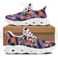 thumbnail image 1 of Zapatillas deportivas informales con estampado floral para hombre, zapatos planos transpirables, color morado, mi cuerpo, mi elección, 1 of 6