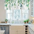 thumbnail image 2 of Rdsfhsp Green Leaves Valance Curtains, Green Valances for Windows, Plants Window Valances, Kitchen Bathroom Curtains 54x18 Inch, 2 of 5