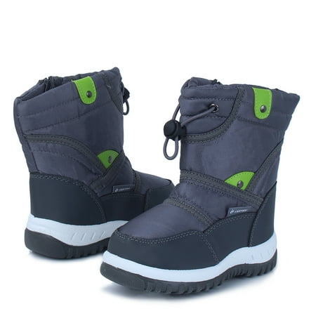 

Boys Girls Winter Boots Waterproof Lightweight Snow Boots With Fur For Outdoor (Toddler/Little Kid/Big Kid)
