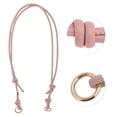 thumbnail image 3 of Unique Bargains 1 Pc Crossbody Handbag Strap for Office Pink PU Metal, 3 of 5