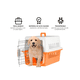 thumbnail image 3 of Jaula Transportadora Mascotas Rectangular Lab.G Naranja Blanco, 3 of 5
