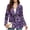 Bat Purple Tie Dye, variant on Womens Pumpkins Sunflower Blazer Fall Suit Jacket Business Casual Long Sleeve Holiday Blazers Stretch Lapel Collar Open Front Office Work Jackets with Pockets for Winter Fall Outfits