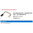 thumbnail image 2 of Horn Relay Connector - Compatible with 1963 - 1987 Oldsmobile 98 1964 1965 1966 1967 1968 1969 1970 1971 1972 1973 1974 1975 1976 1977 1978 1979 1980 1981 1982 1983 1984 1985 1986, 2 of 2