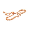thumbnail image 2 of 925 Sterling Silver White CZ Snake Womens Link Chain Bracelet, 2 of 3