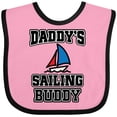 thumbnail image 3 of Inktastic Daddy Sailing Buddy Sailboat Boys or Girls Baby Bib, 3 of 4