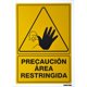 thumbnail image 1 of Letrero Area Restringida Proteccion Civil 1 Pza 25x36 Surtek SURTEK SES34, 1 of 2