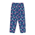thumbnail image 5 of Daiia Plants And Flamingos Women's Sleep Pant with Pockets and Drawstring,Pajama Pants-XX-Large, 5 of 9