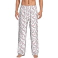 thumbnail image 2 of Lsque Playing Rabbit Print Men's Pajama Pants, Lounge Pant - Comfortable Home Wear,Elastic Waistband, Stylish Design-X-Large, 2 of 9