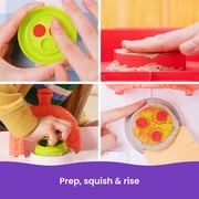 Kinetic Sand, SquishPizza Activity Playset with 1lb Play Sand & 5 Tools