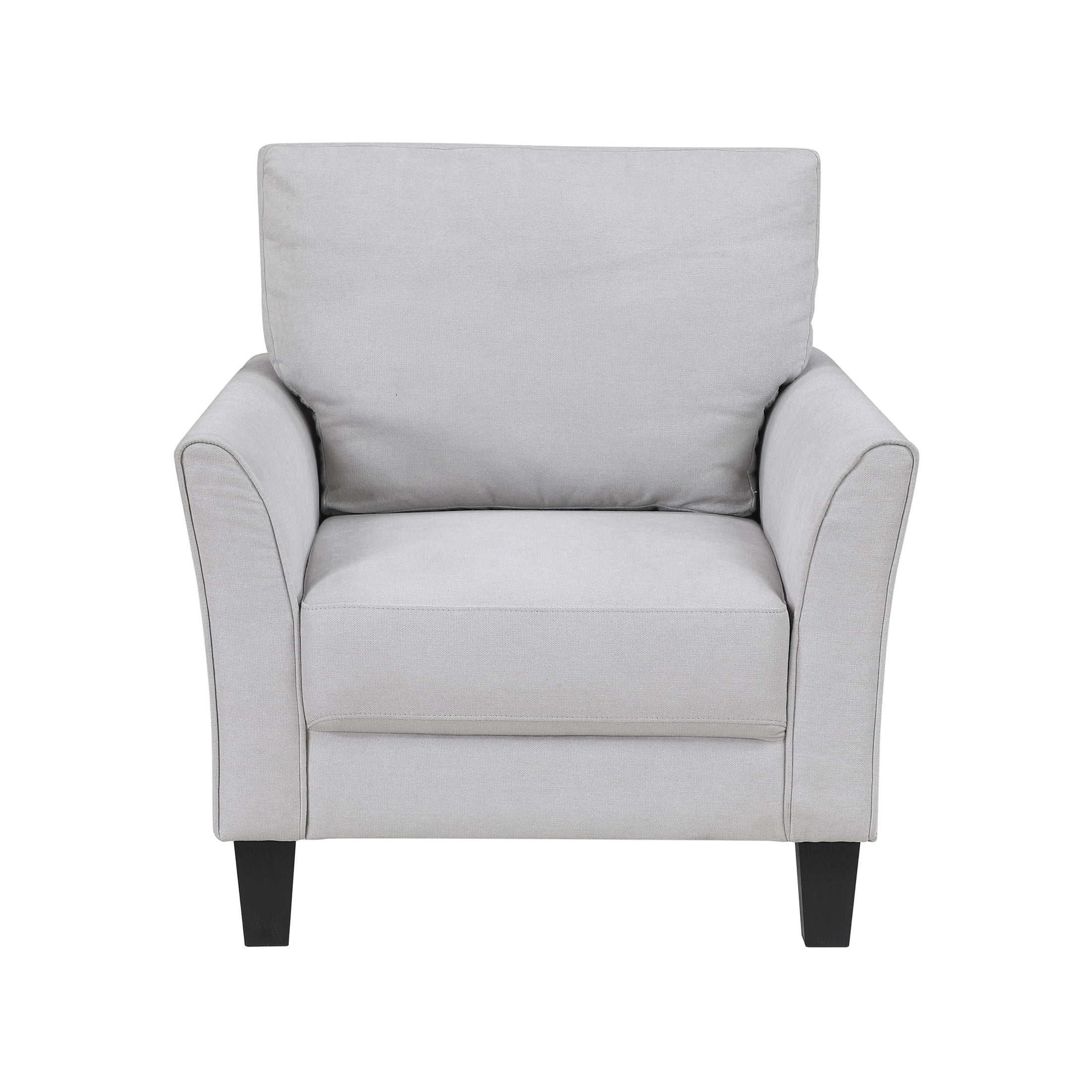 OakvillePark Islewyn Textured Fabric Accent Chair, Gray